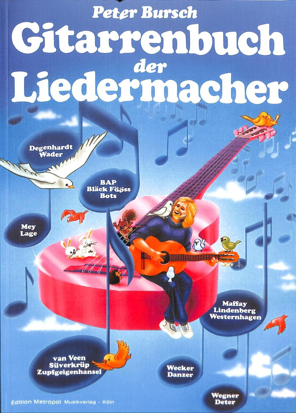 Beispielinhalt (Bild) Gitarrenbuch der Liedermacher