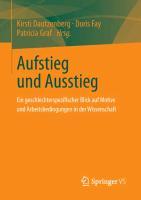Vorderes Coverbild Aufstieg und Ausstieg