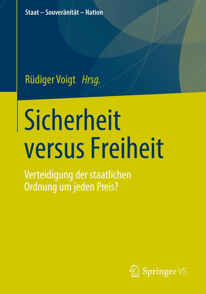 Vorderes Coverbild Sicherheit versus Freiheit