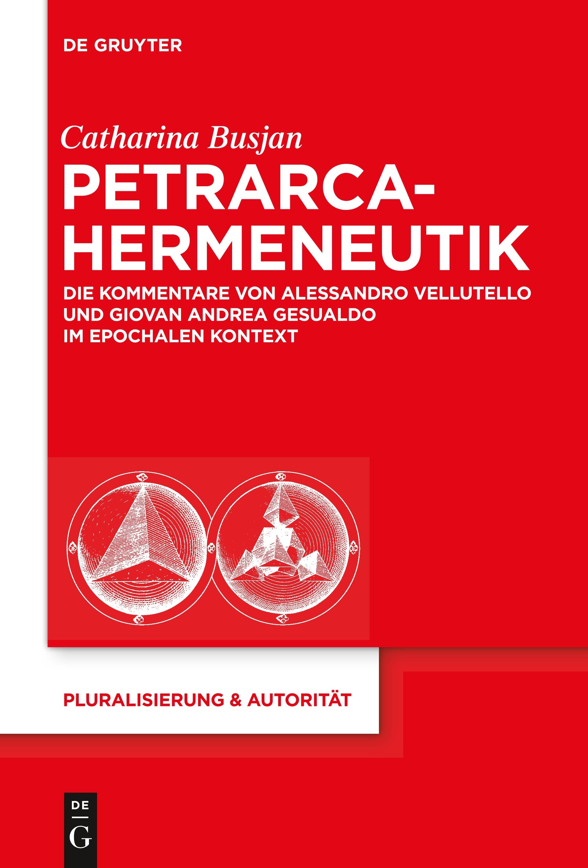 Vorderes Coverbild Petrarca-Hermeneutik