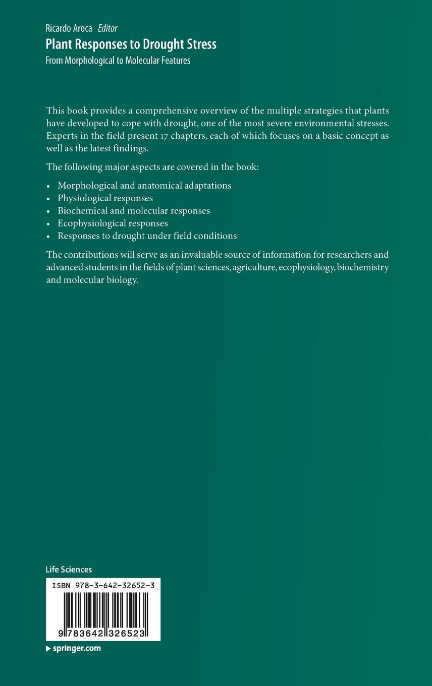 Rückseitencover Plant Responses to Drought Stress