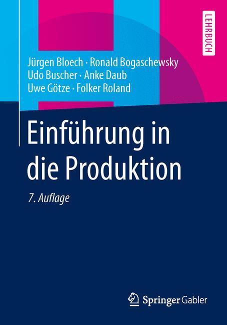 Vorderes Coverbild Einführung in die Produktion