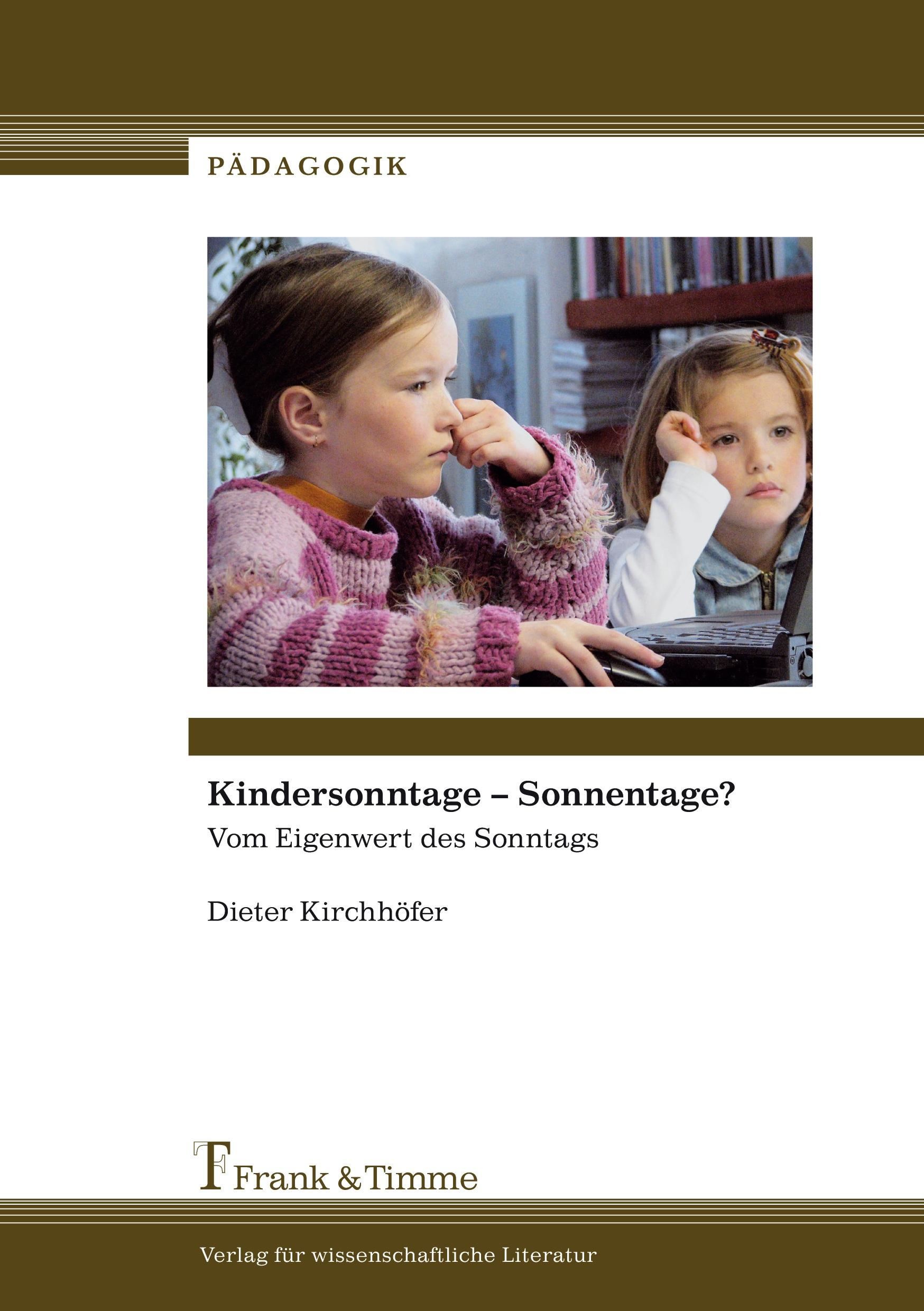 Vorderes Coverbild Kindersonntage - Sonnentage?