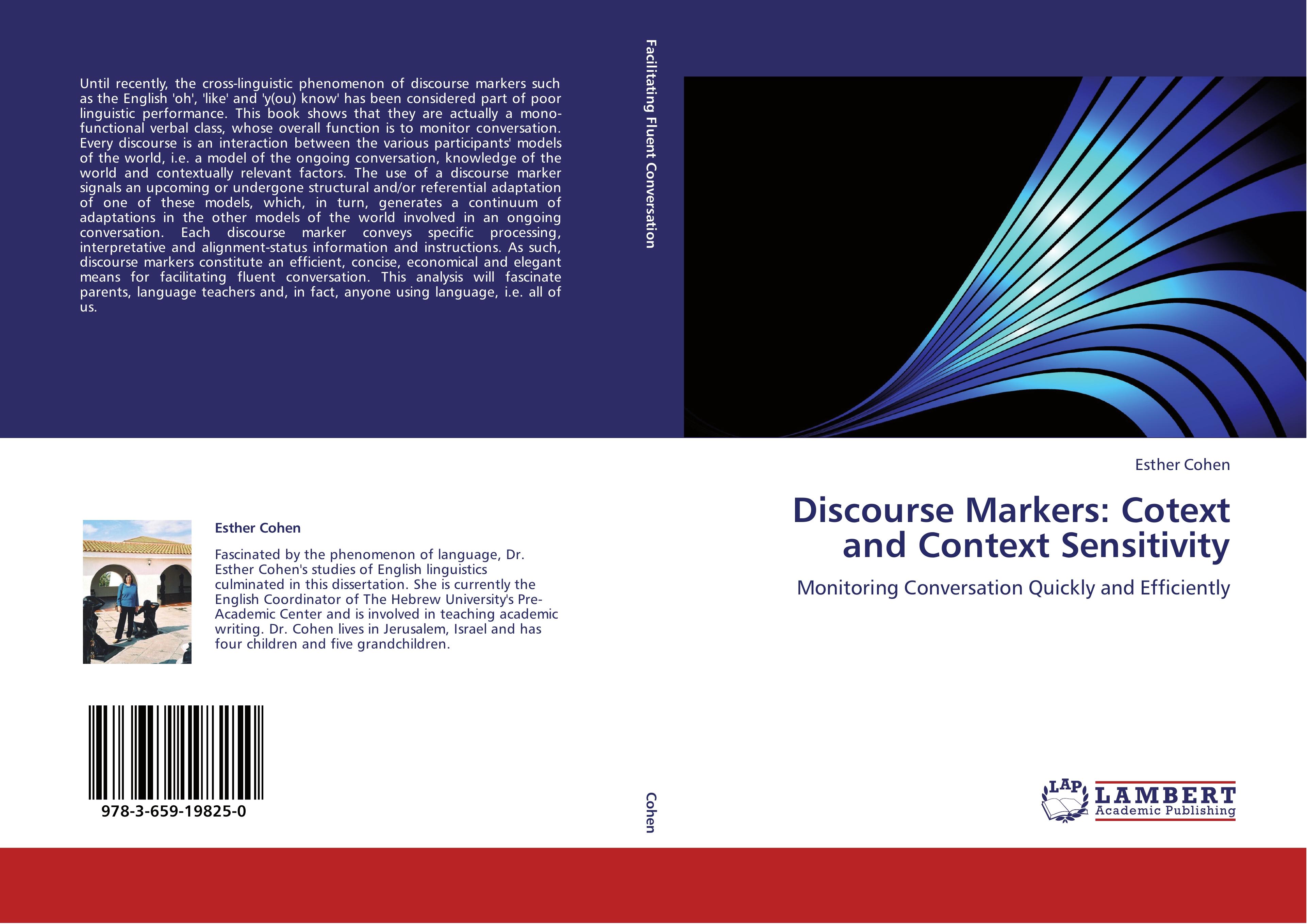Vorderes Coverbild Discourse Markers: Cotext and Context Sensitivity