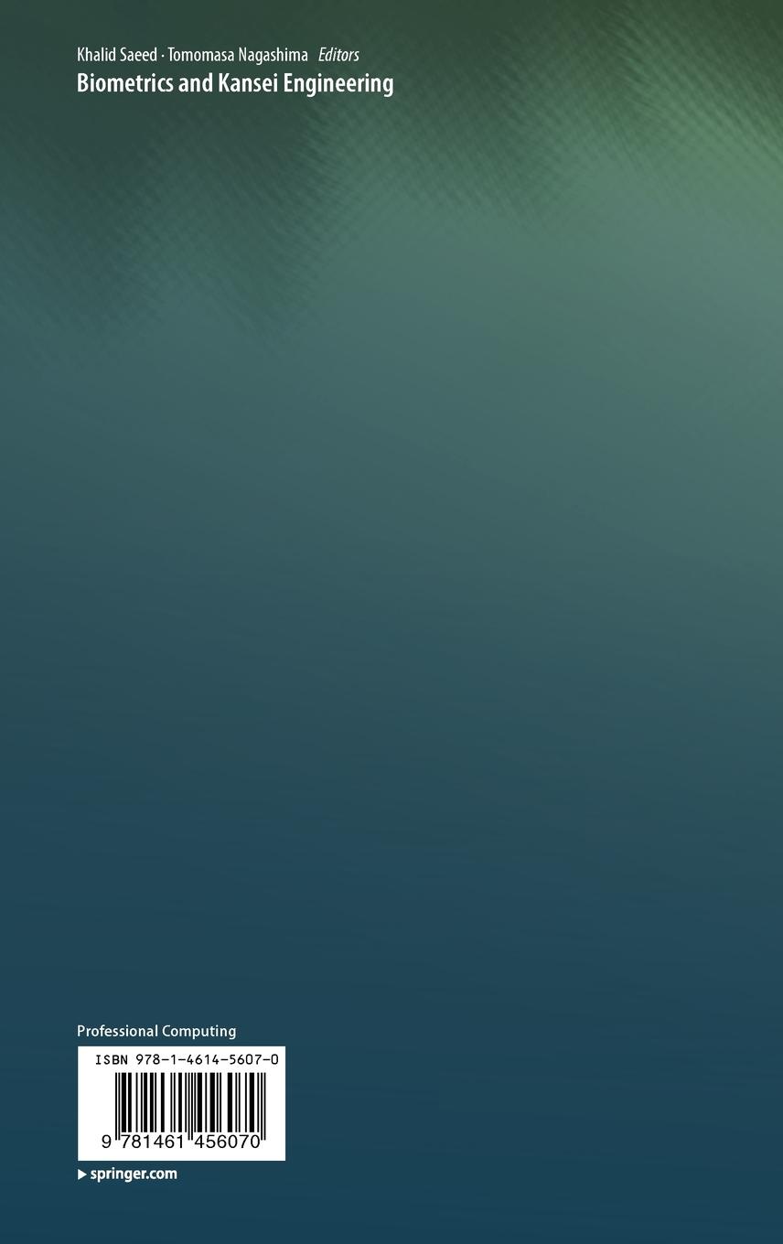 Rückseitencover Biometrics and Kansei Engineering