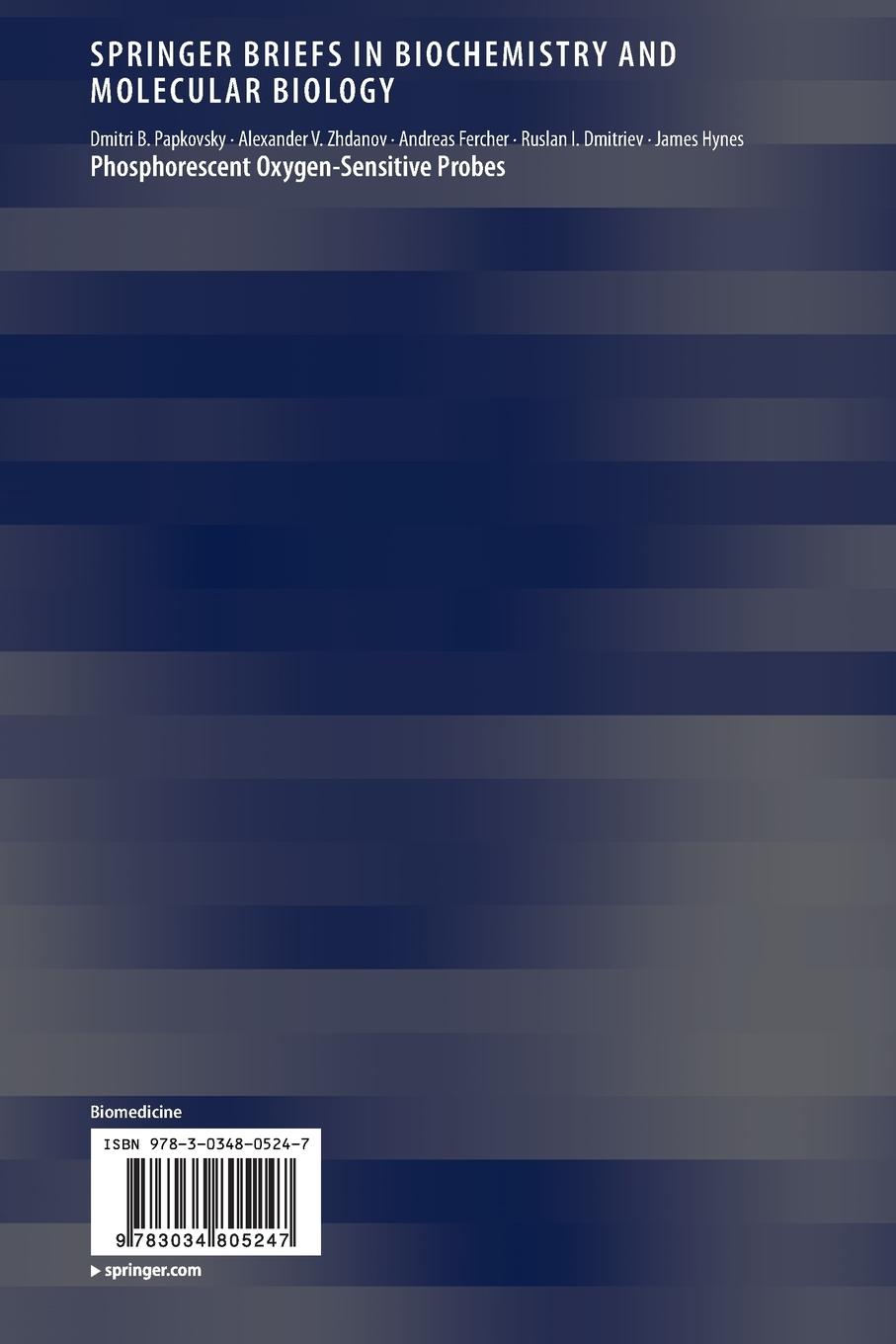 Rückseitencover Phosphorescent Oxygen-Sensitive Probes