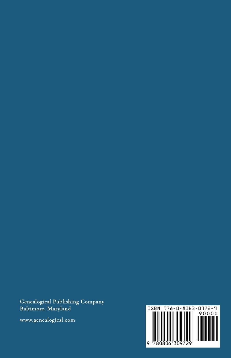 Rückseitencover Genealogies of Pennsylvania Families. a Consolidation of Articles from the Pennsylvania Genealogical Magazine. in Three Volumes. Volume II