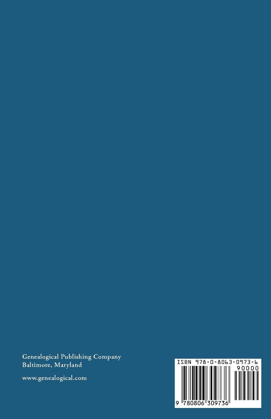 Rückseitencover Genealogies of Pennsylvania Families. a Consolidation of Articles from the Pennsylvania Genealogical Magazine. in Three Volumes. Volume III