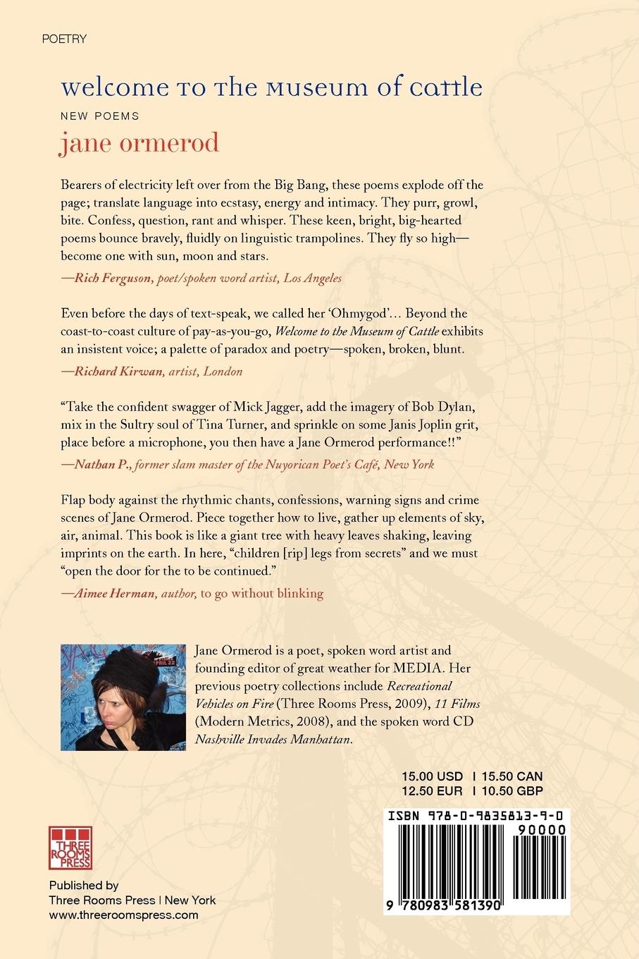 Rückseitencover Welcome to the Museum of Cattle