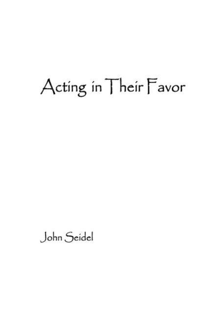 Vorderes Coverbild Acting in Their Favor