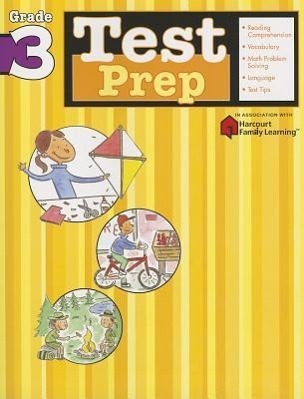 Vorderes Coverbild Test Prep: Grade 3 (Flash Kids Harcourt Family Learning)