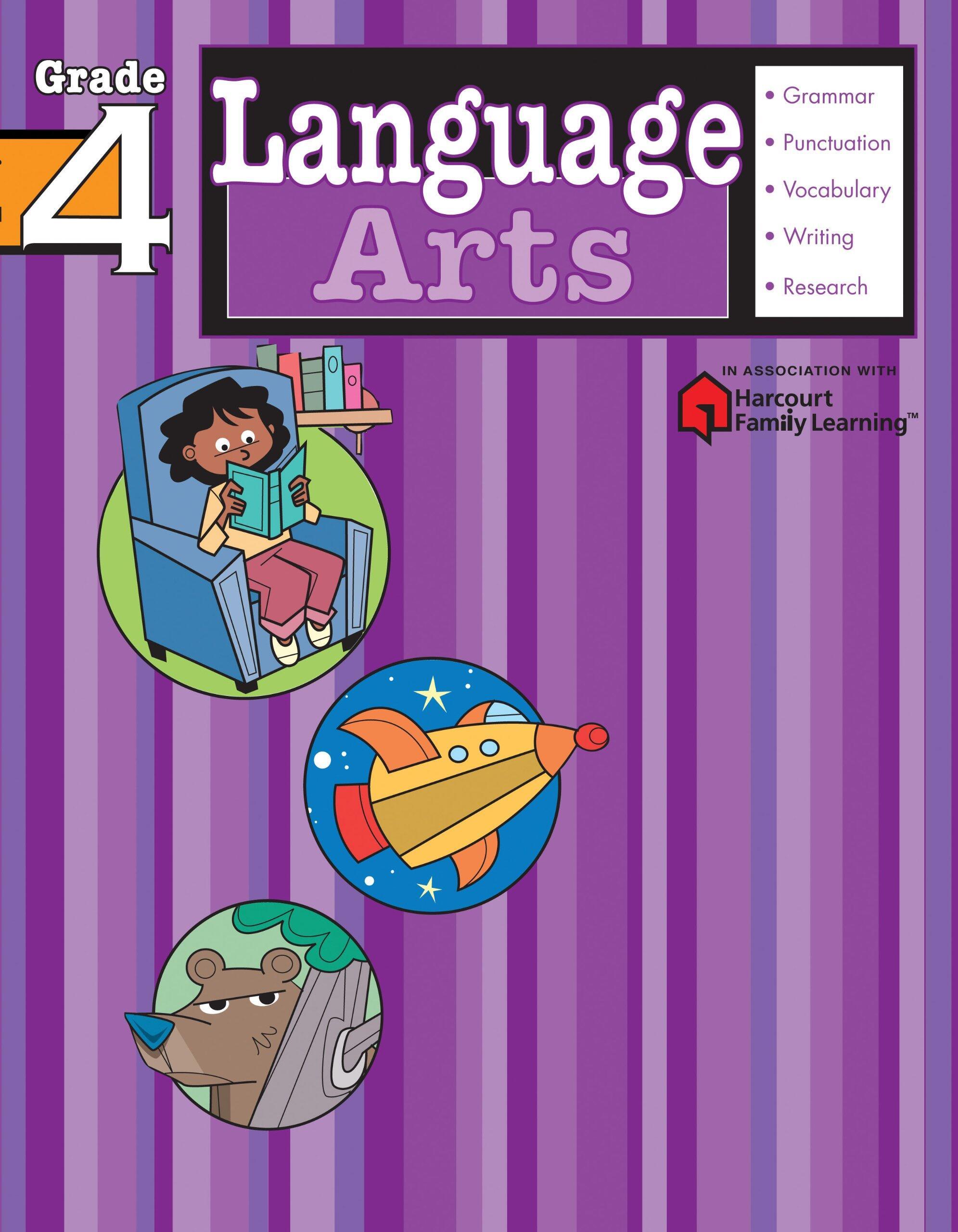 Vorderes Coverbild Language Arts, Grade 4