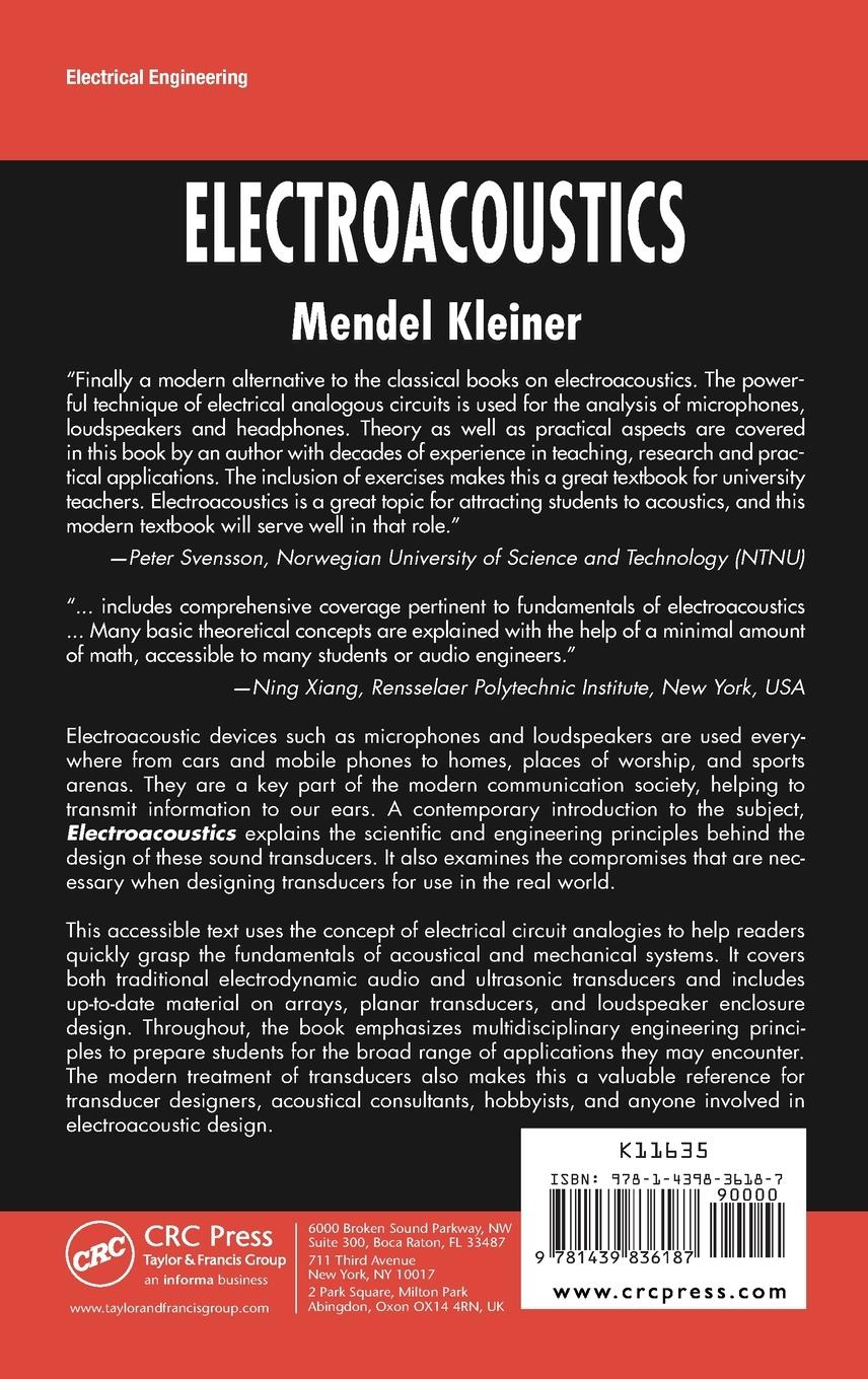 Rückseitencover Electroacoustics