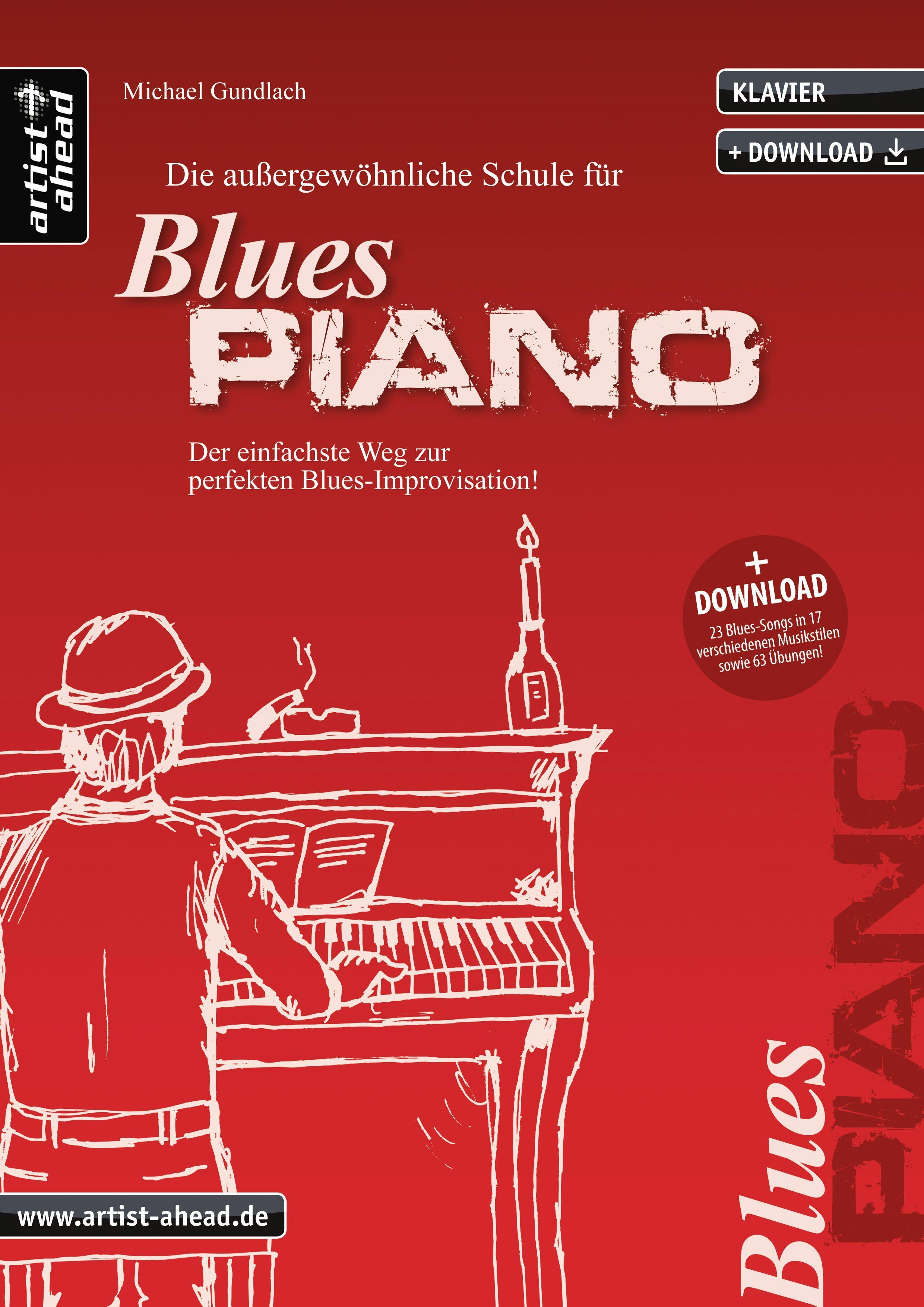 Vorderes Coverbild Die außergewöhnliche Schule für Blues-Piano