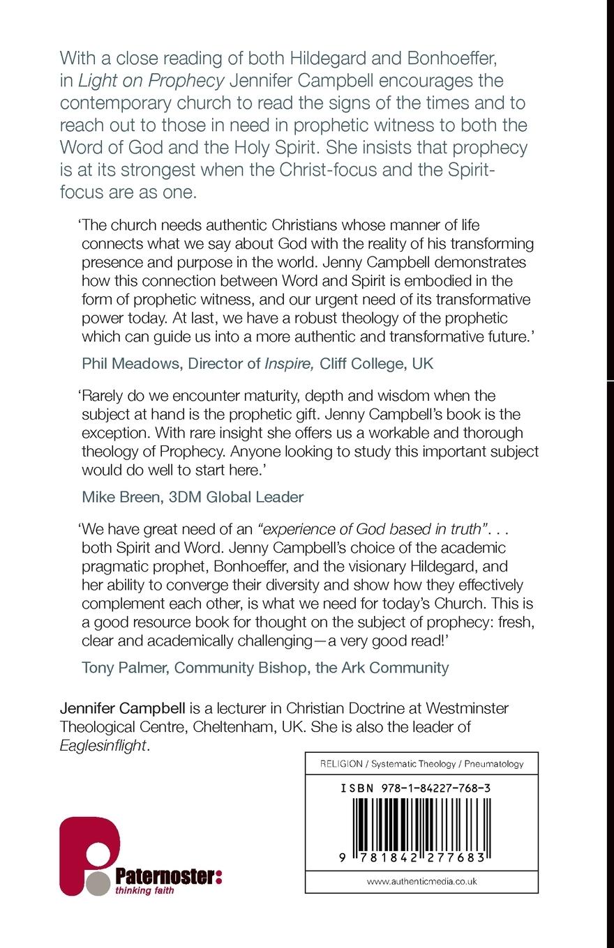 Rückseitencover Light on Prophecy