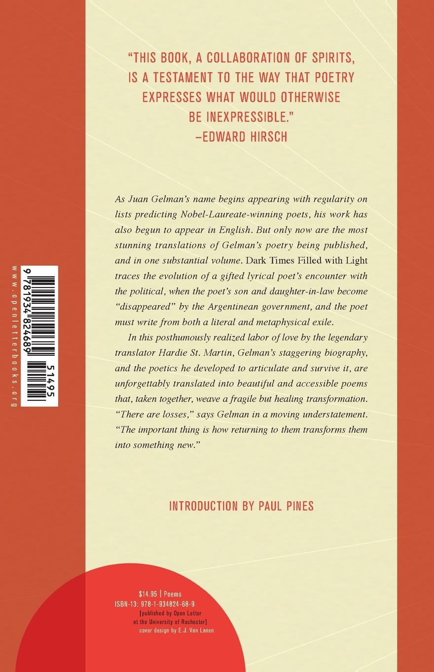 Rückseitencover Dark Times Filled with Light