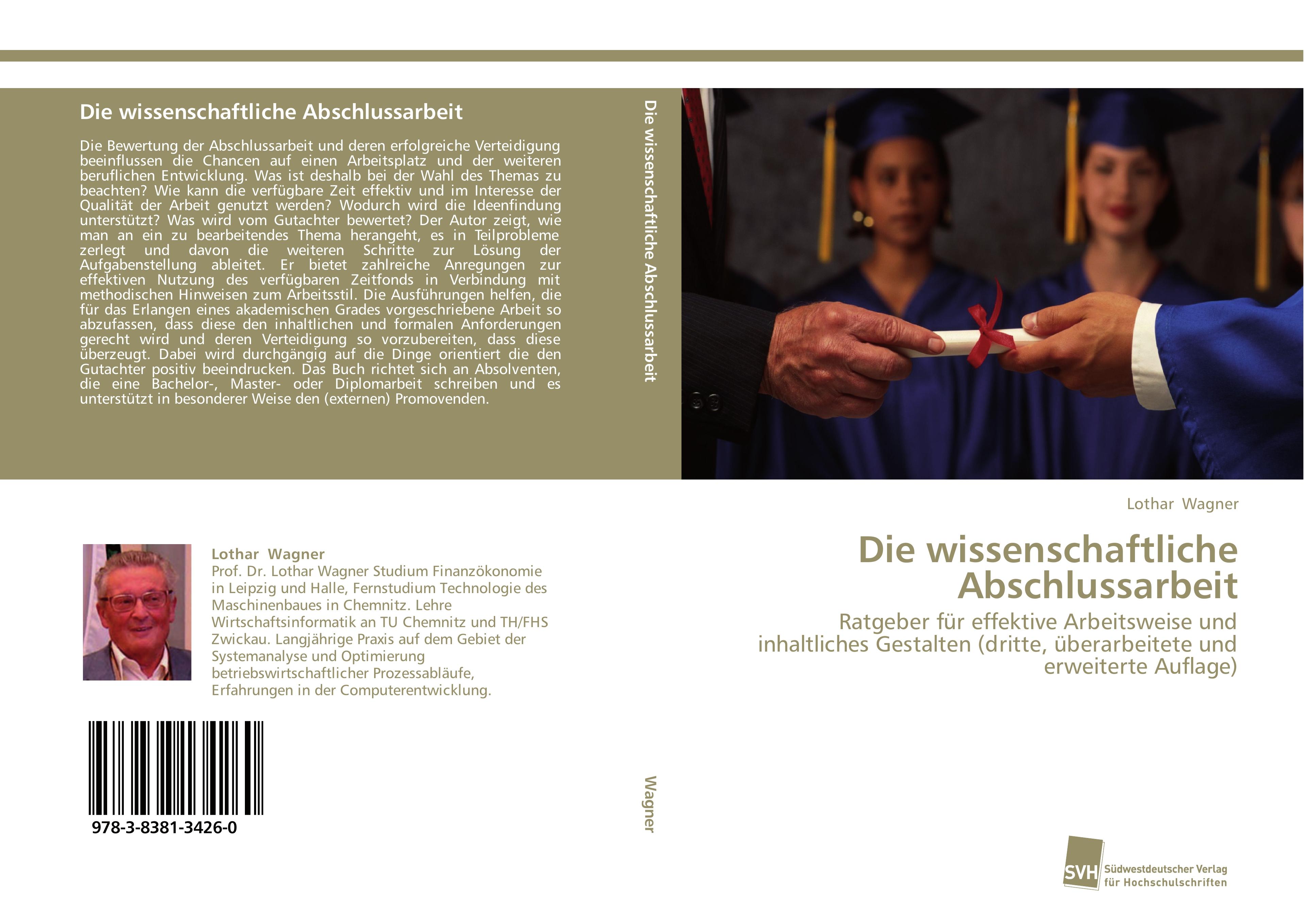 Vorderes Coverbild Die wissenschaftliche Abschlussarbeit