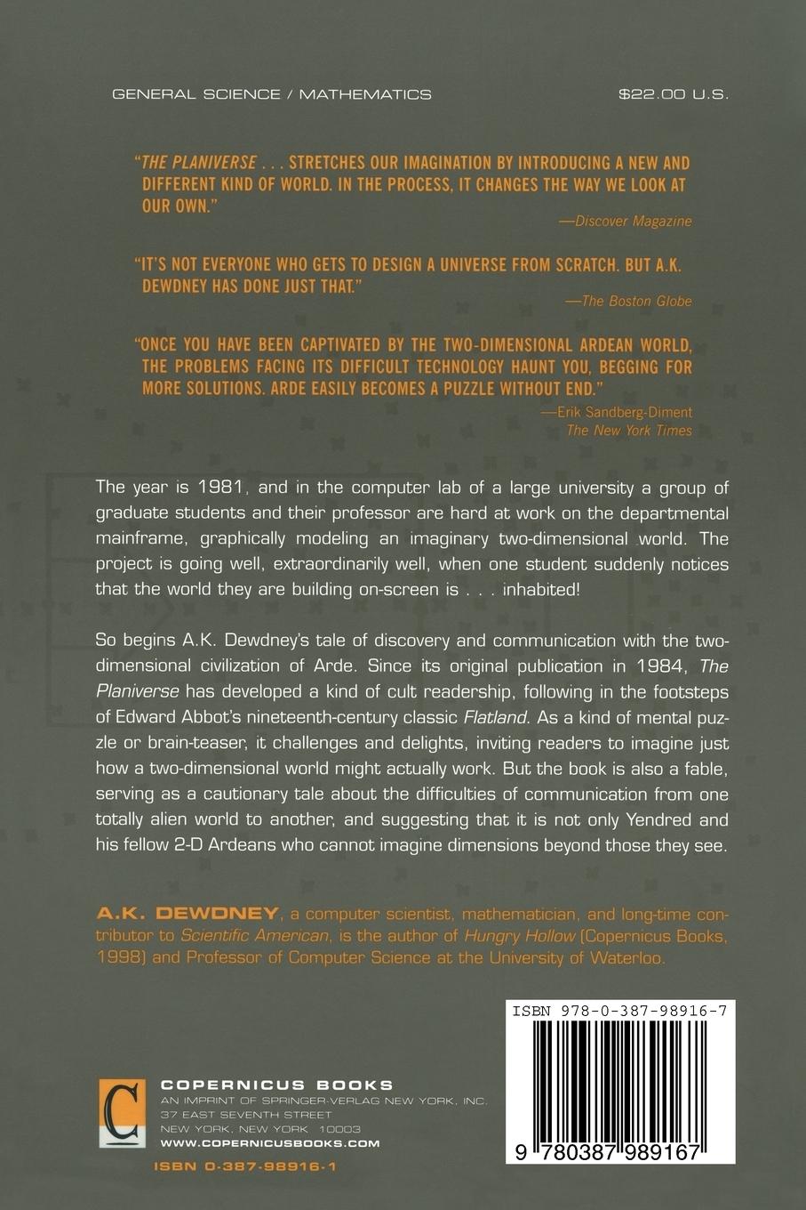 Rückseitencover The Planiverse