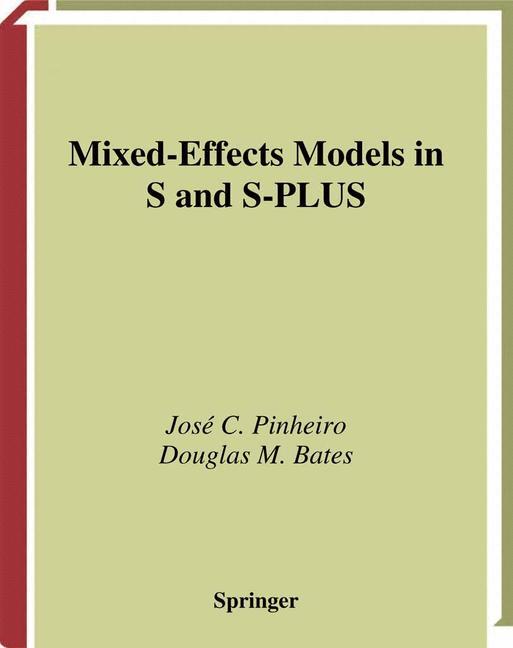 Vorderes Coverbild Mixed-Effects Models in S and S-PLUS