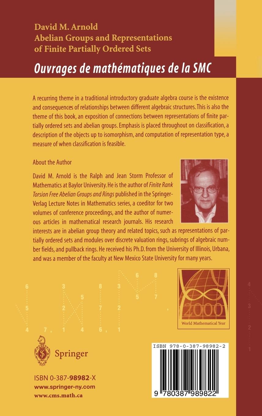 Rückseitencover Abelian Groups and Representations of Finite Partially Ordered Sets