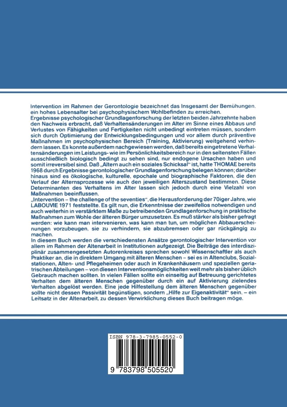 Rückseitencover Interventionsgerontologie