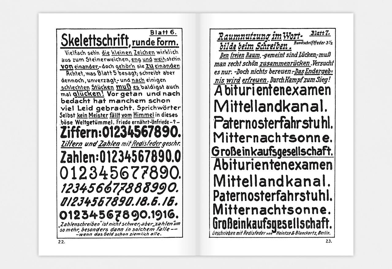 Beispielinhalt (Bild) Handgeschriebene Schriften