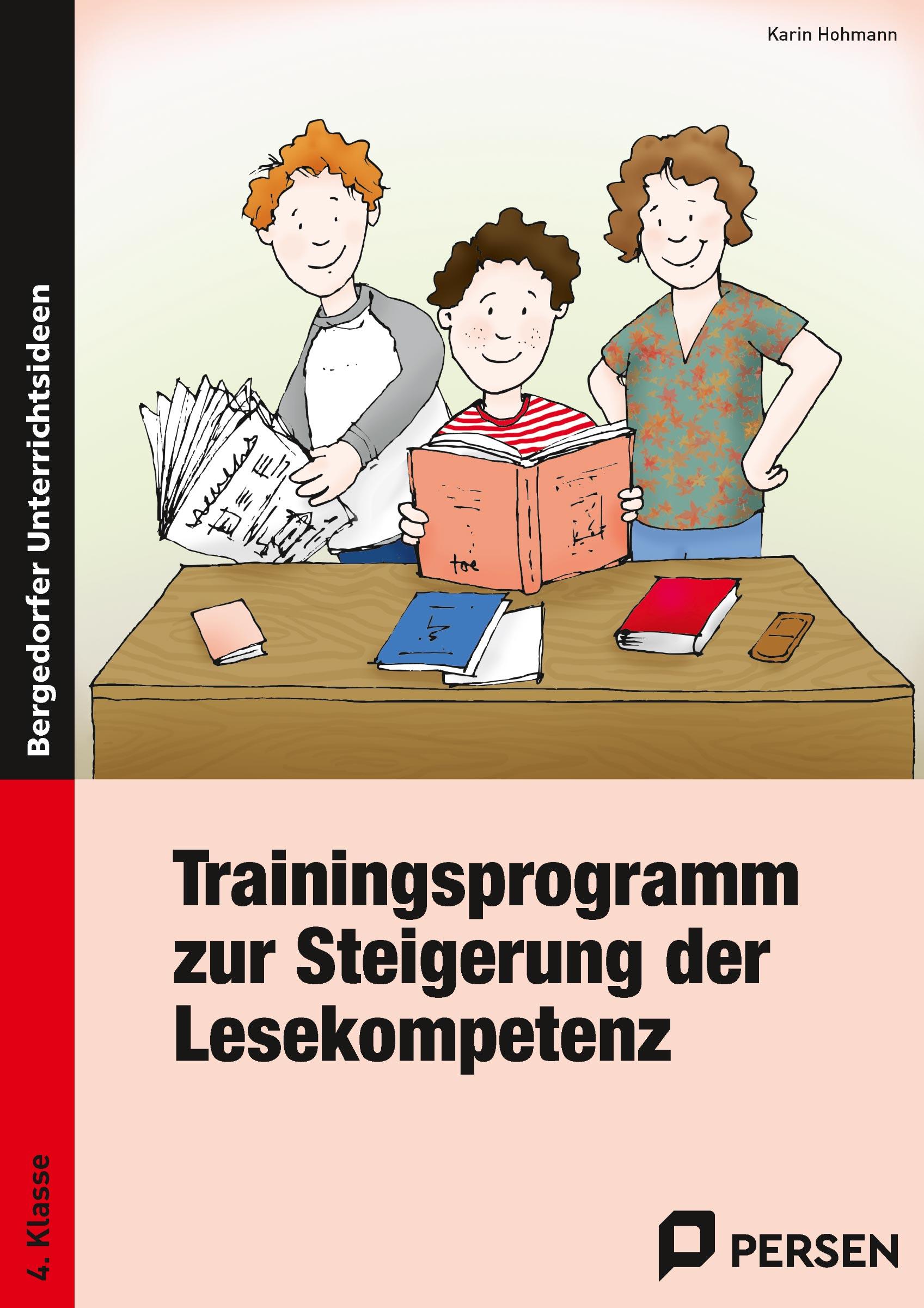Vorderes Coverbild Trainingsprogramm Lesekompetenz - 4. Klasse