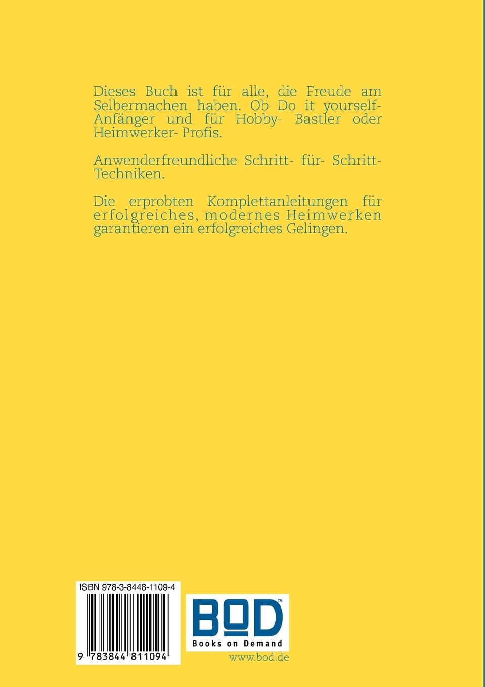 Rückseitencover Selbst ist der Mann, Frau auch