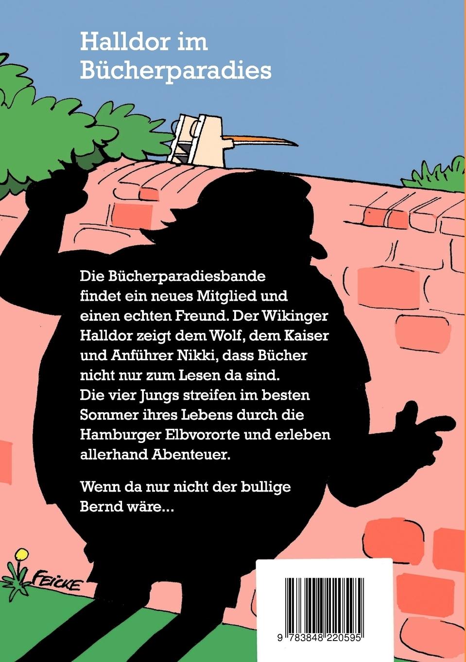 Rückseitencover Halldor im Bücherparadies