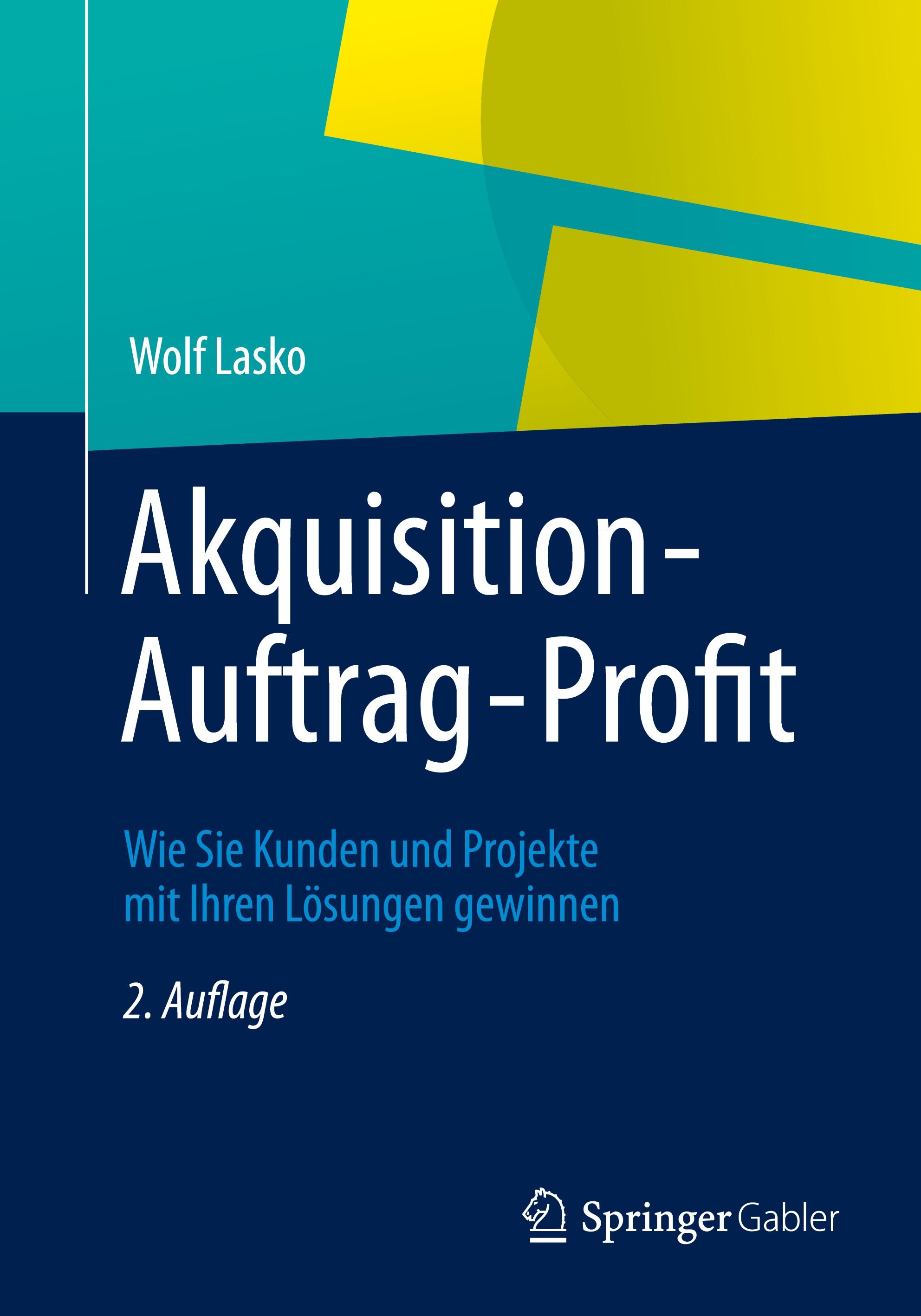 Vorderes Coverbild Akquisition - Auftrag - Profit