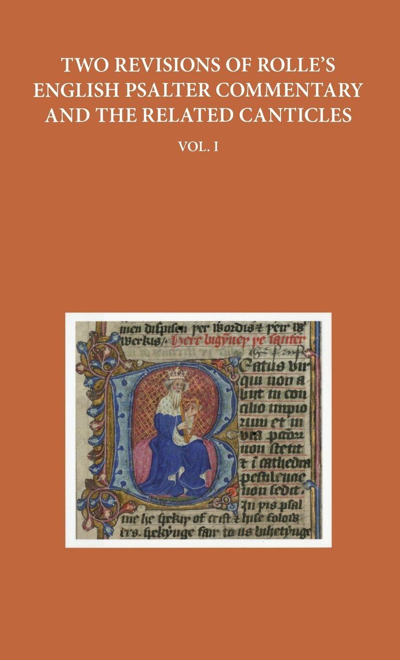 Vorderes Coverbild EETSO 340 TWO REVISIONS OF ROLLE'S ENGLISH PSALTER COMM & REL CANT VOL 1