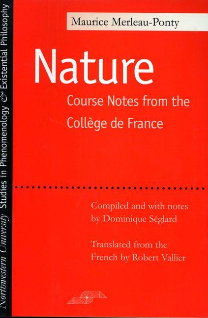 Vorderes Coverbild Nature: Course Notes from the College de France