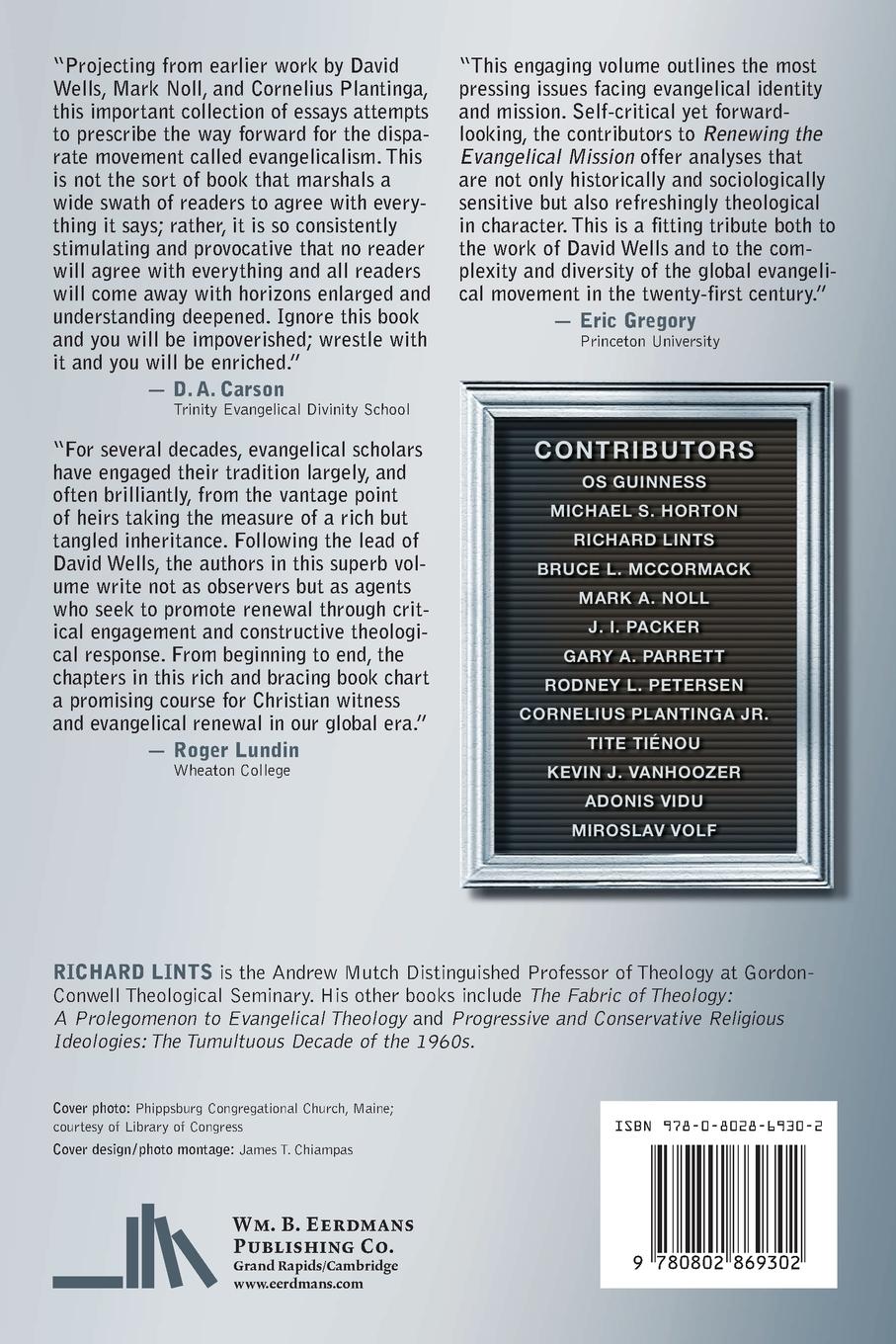 Rückseitencover Renewing the Evangelical Mission