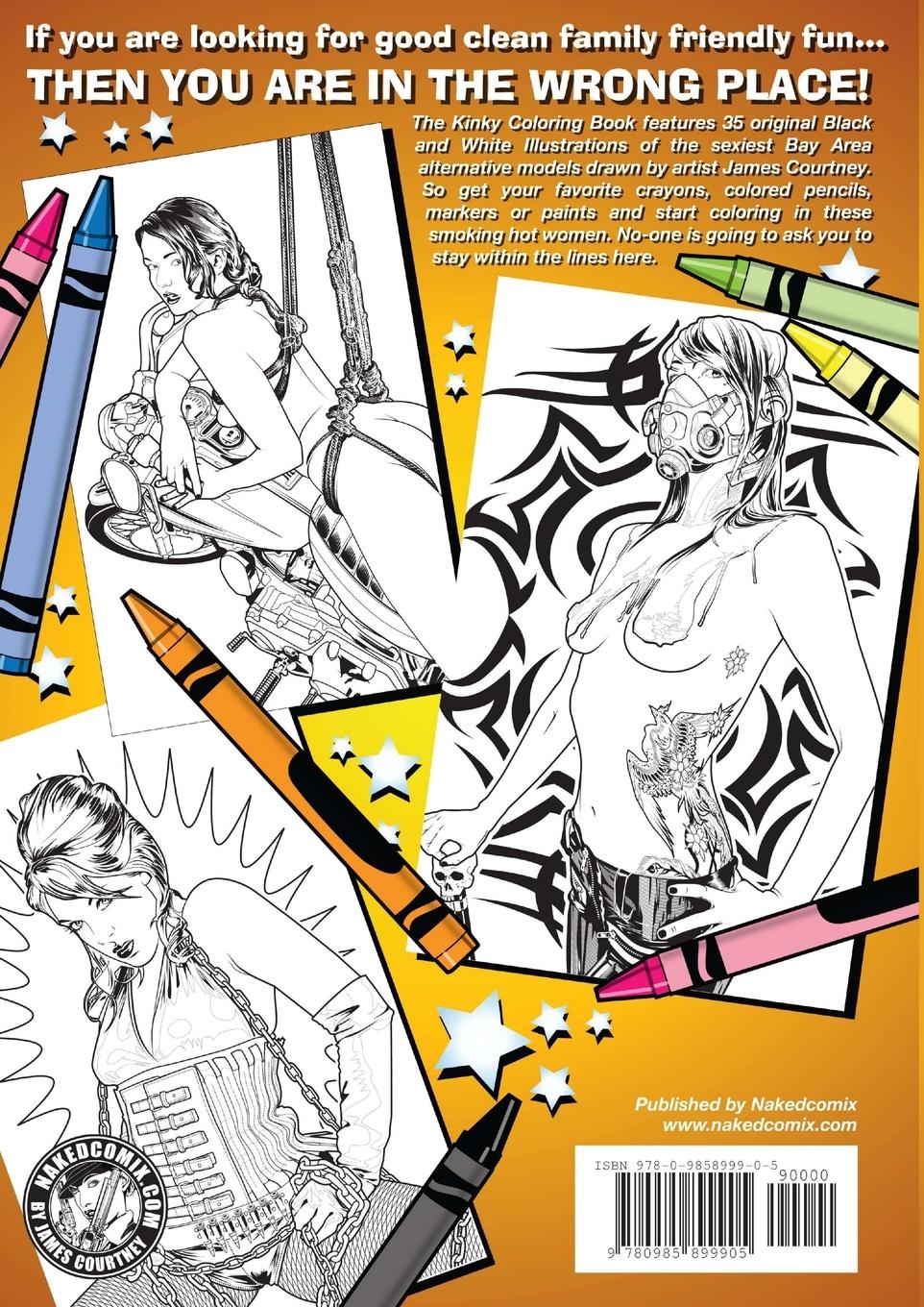 Rückseitencover The Kinky Coloring Book
