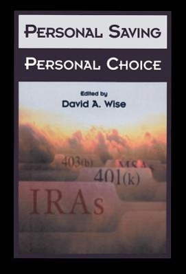 Vorderes Coverbild Personal Saving, Personal Choice