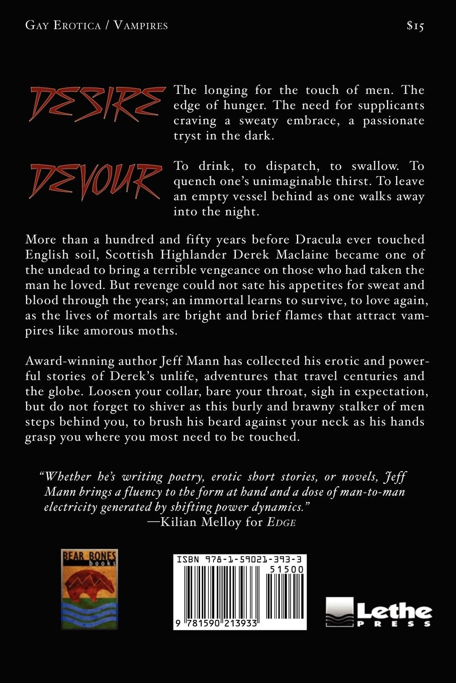 Rückseitencover Desire & Devour
