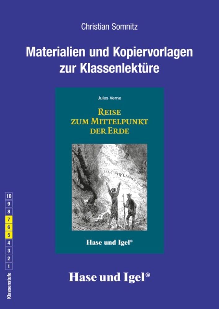 Vorderes Coverbild Reise zum Mittelpunkt der Erde. Begleitmaterial