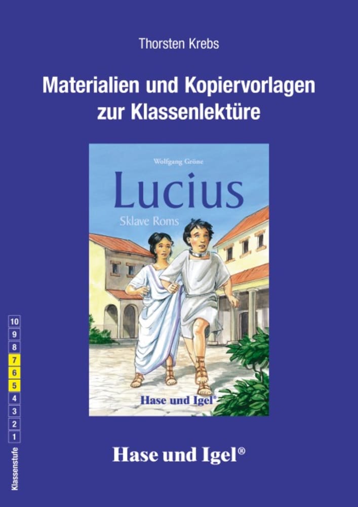 Vorderes Coverbild Lucius, Sklave Roms. Begleitmaterial