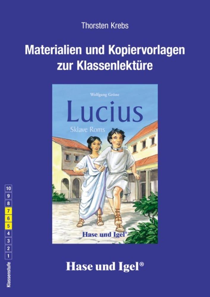 Vorderes Coverbild Lucius, Sklave Roms. Begleitmaterial