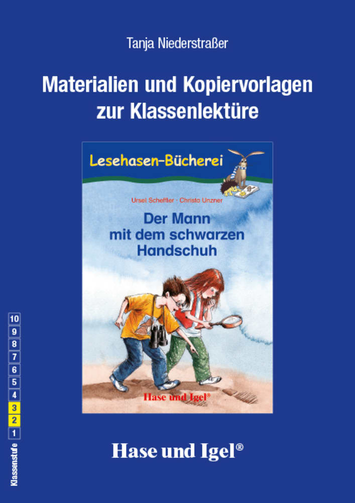 Vorderes Coverbild Der Mann mit dem schwarzen Handschuh. Begleitmaterial