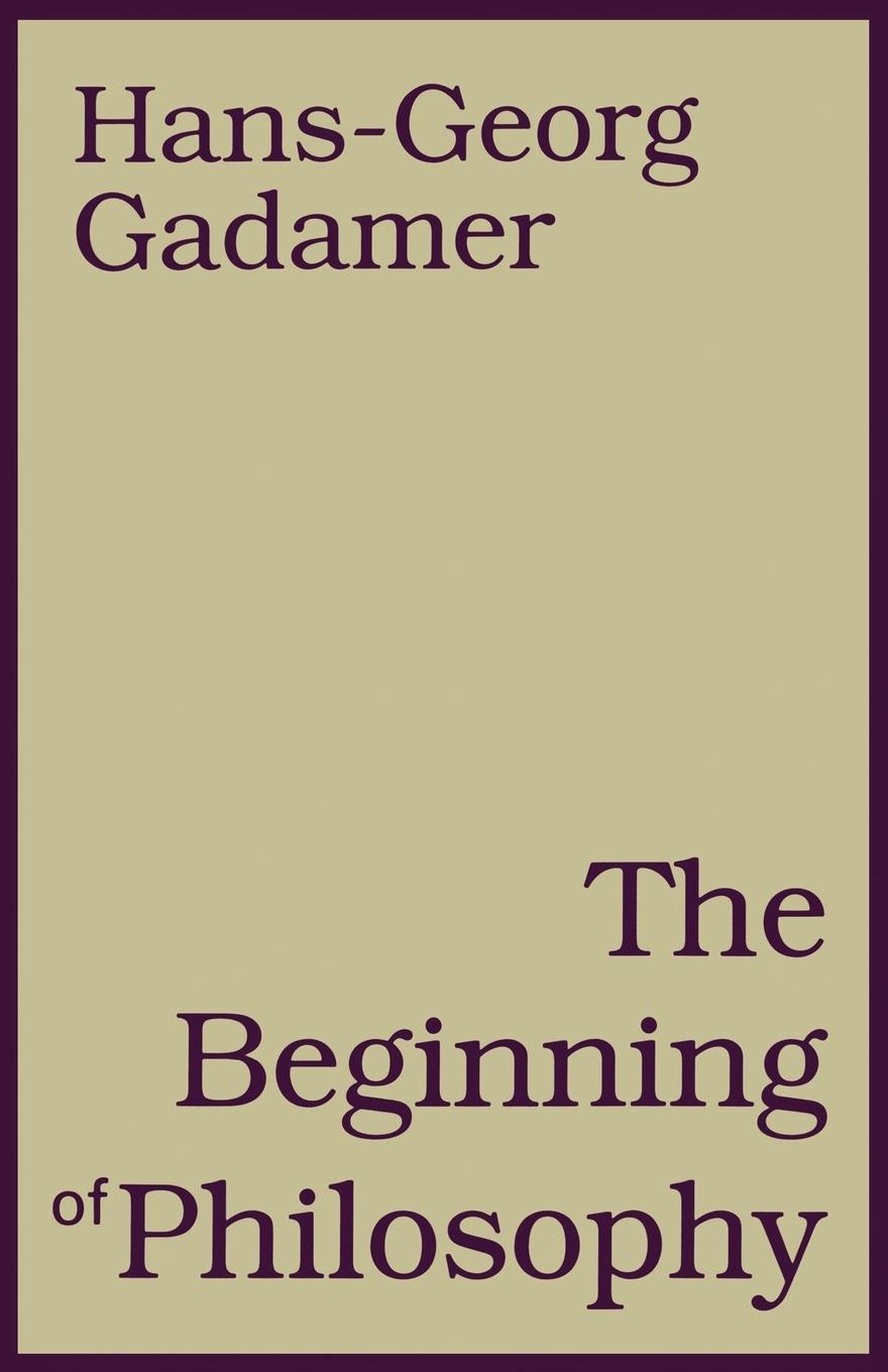 Vorderes Coverbild The Beginning of Philosophy