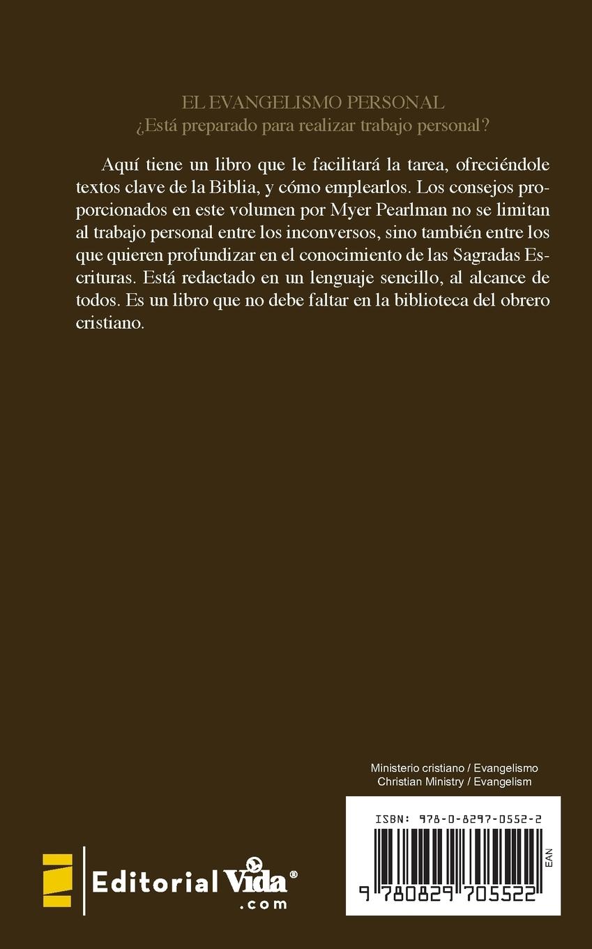 Rückseitencover El evangelismo personal