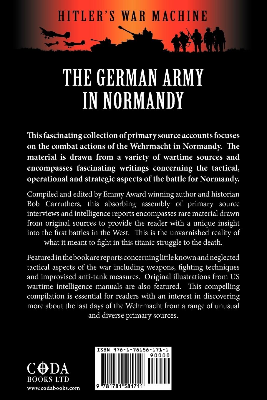 Rückseitencover The German Army in Normandy