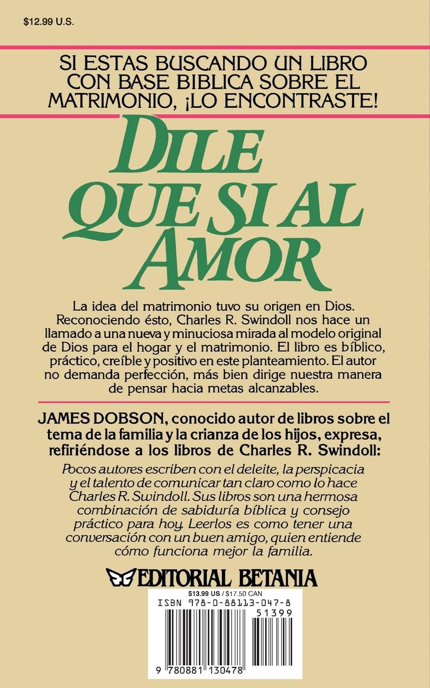 Rückseitencover Dile Que Si Al Amor