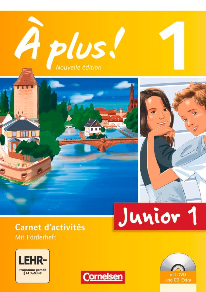 Vorderes Coverbild À plus! Nouvelle édition Junior. Band 1. 1. Lernjahr Carnet d'activités mit CD-Extra und DVD-ROM