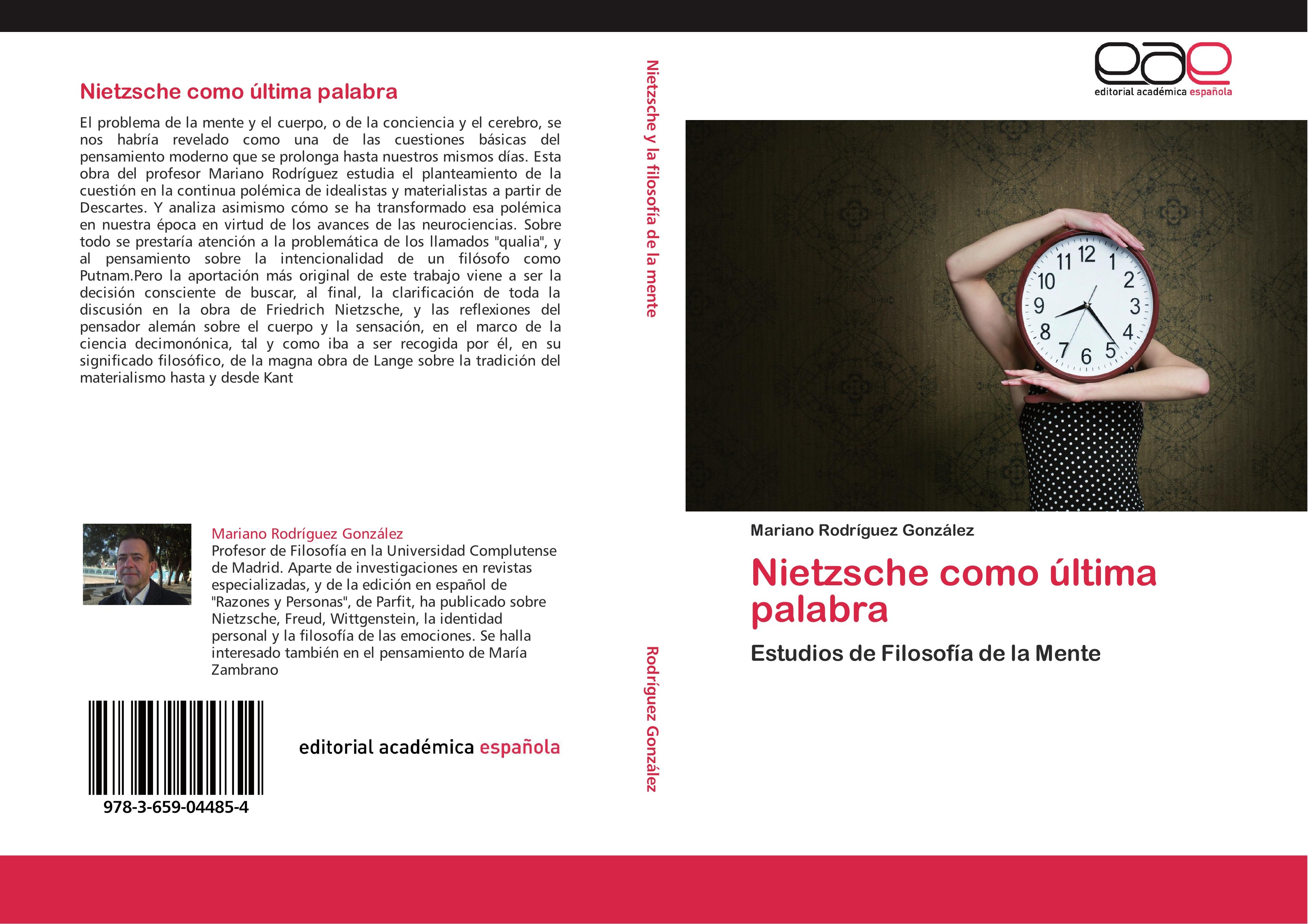 Vorderes Coverbild Nietzsche como última palabra