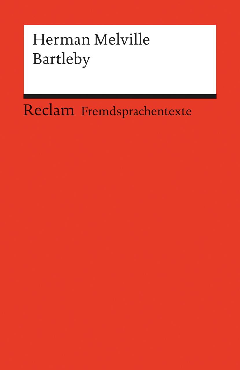 Vorderes Coverbild Bartleby