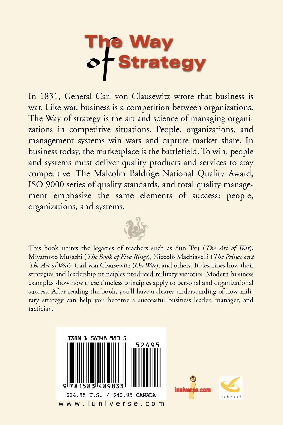 Rückseitencover The Way of Strategy