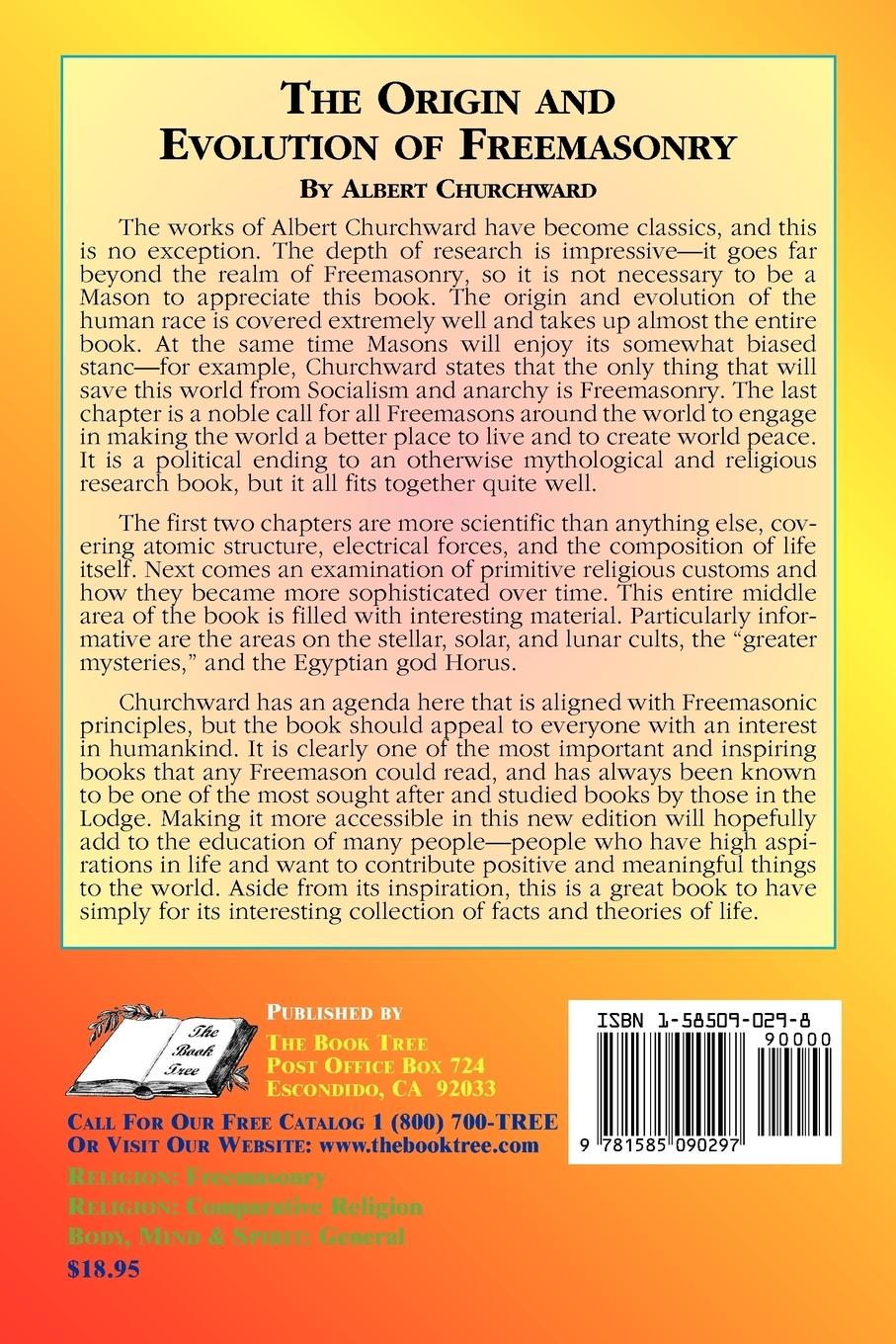 Rückseitencover The Origin and Evolution of Freemasonry