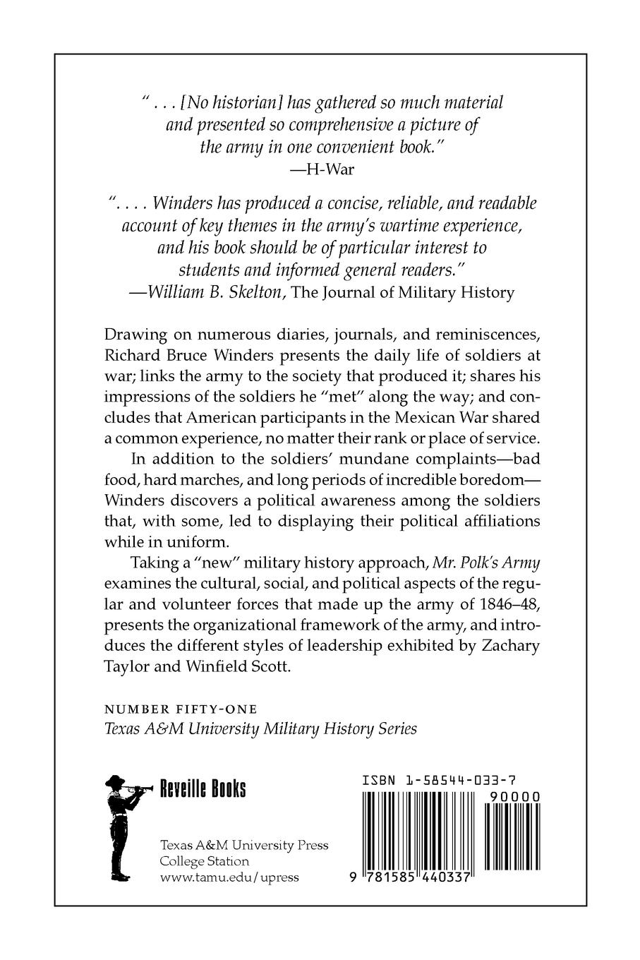 Rückseitencover Mr. Polk's Army